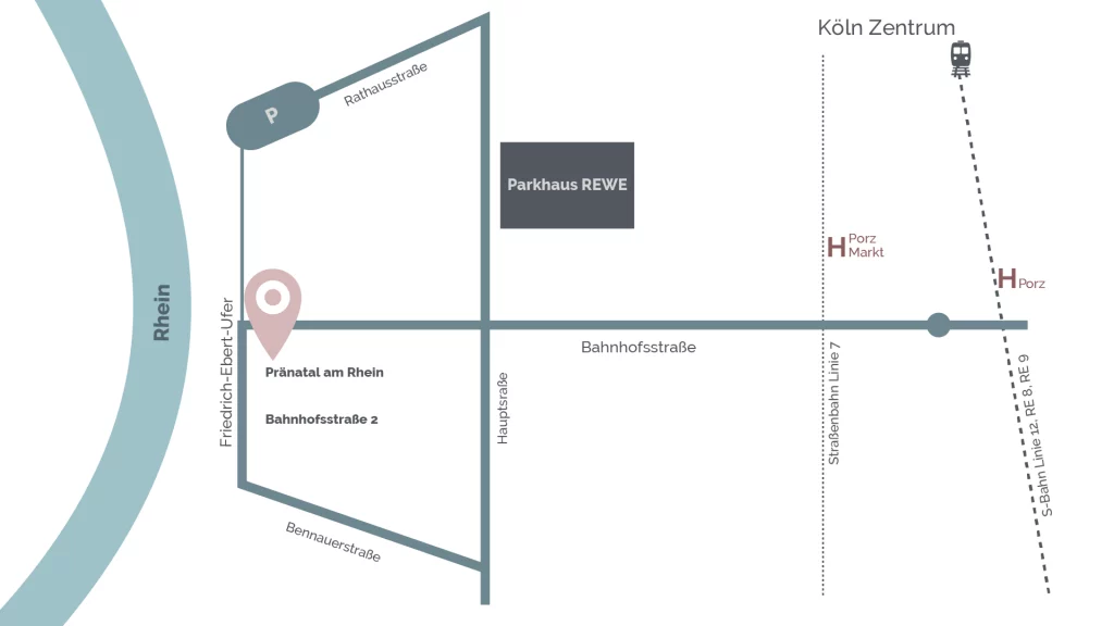 Pränatal am Rhein | Karte Standort